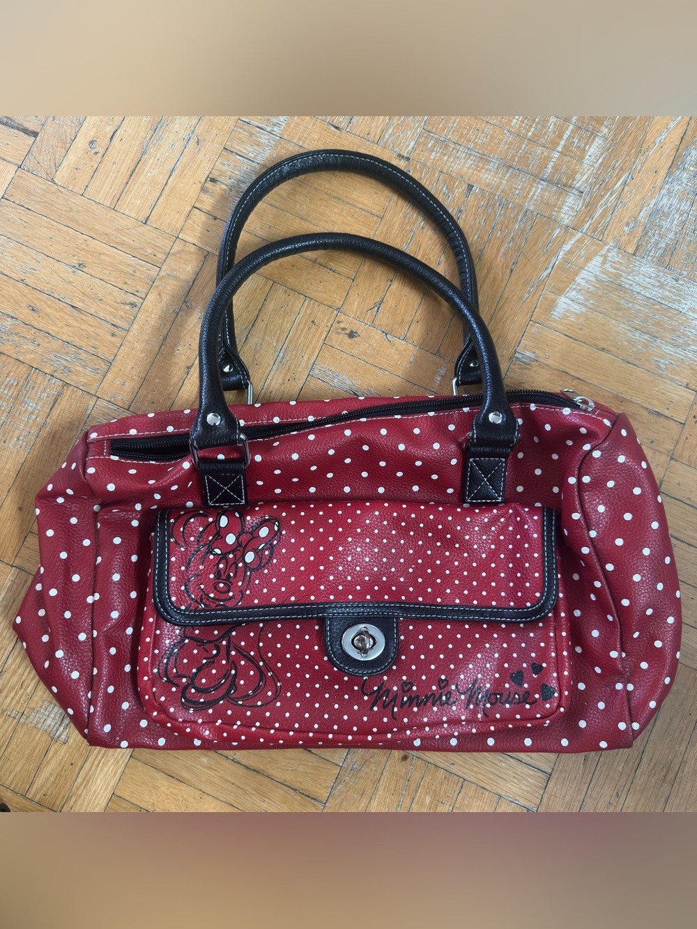 Disney Minnie Mouse Red Polka Dot Bag